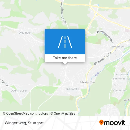 Карта Wingertweg