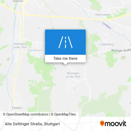 Карта Alte Dettinger Straße
