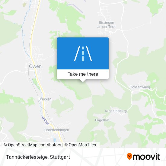 Tannäckerlesteige map