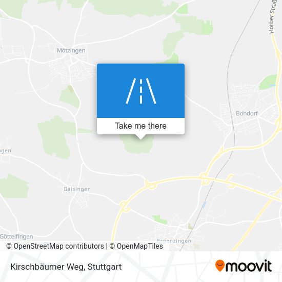 Kirschbäumer Weg map