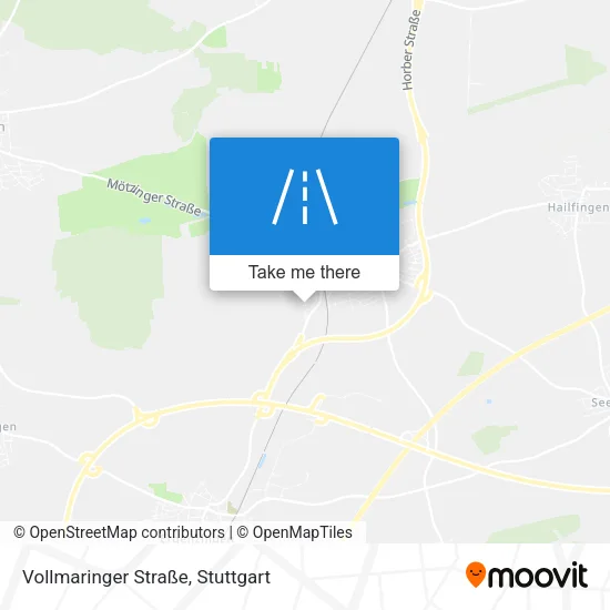 Карта Vollmaringer Straße