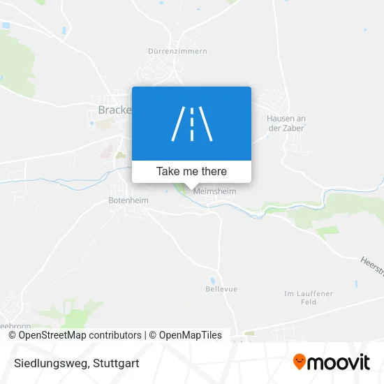 Карта Siedlungsweg