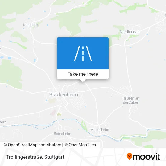 Карта Trollingerstraße