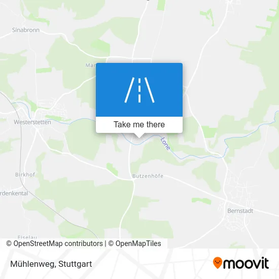 Карта Mühlenweg