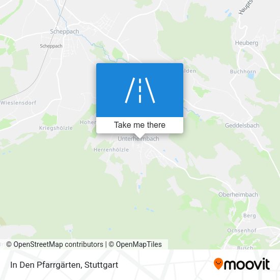 In Den Pfarrgärten map