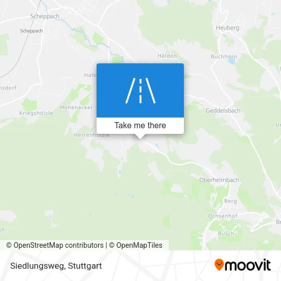 Карта Siedlungsweg