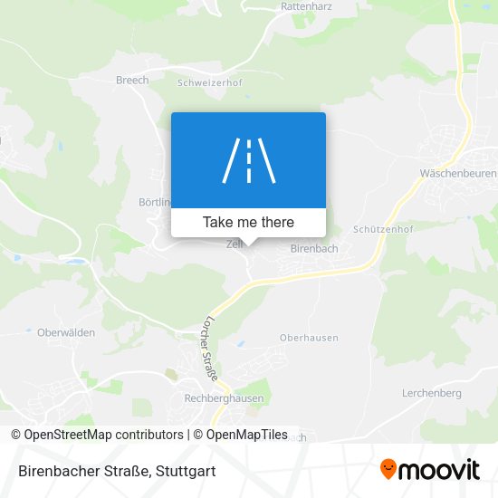 Birenbacher Straße map