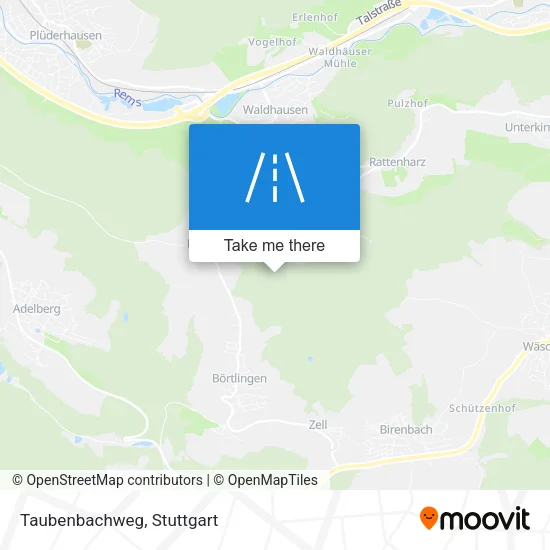 Карта Taubenbachweg