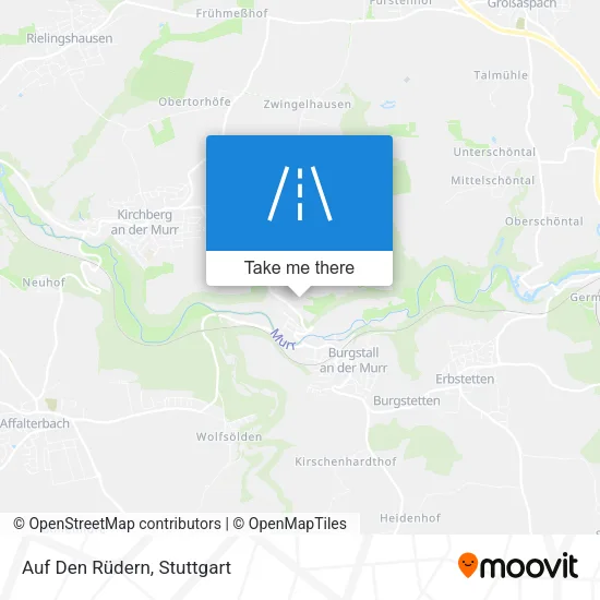 Карта Auf Den Rüdern