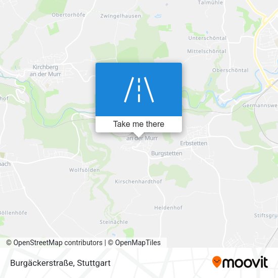 Burgäckerstraße map