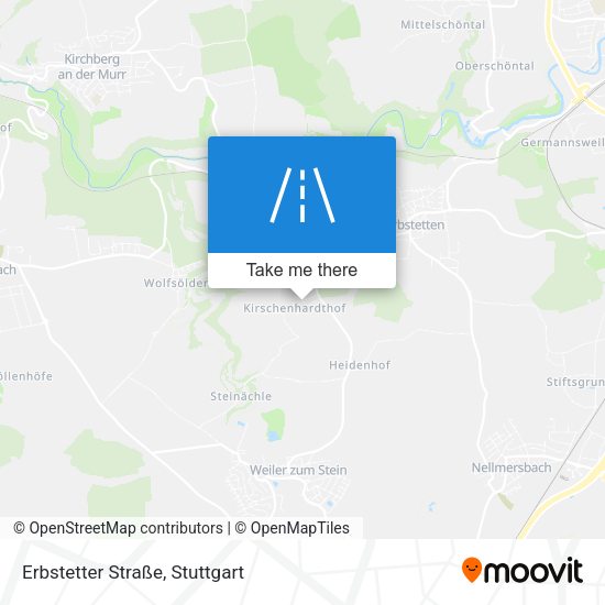 Erbstetter Straße map