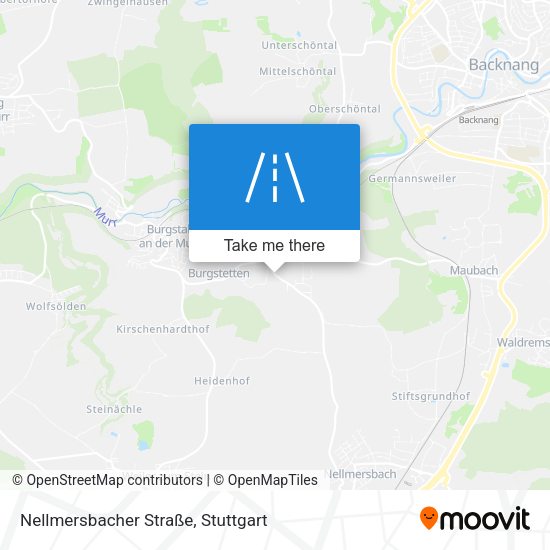 Nellmersbacher Straße map