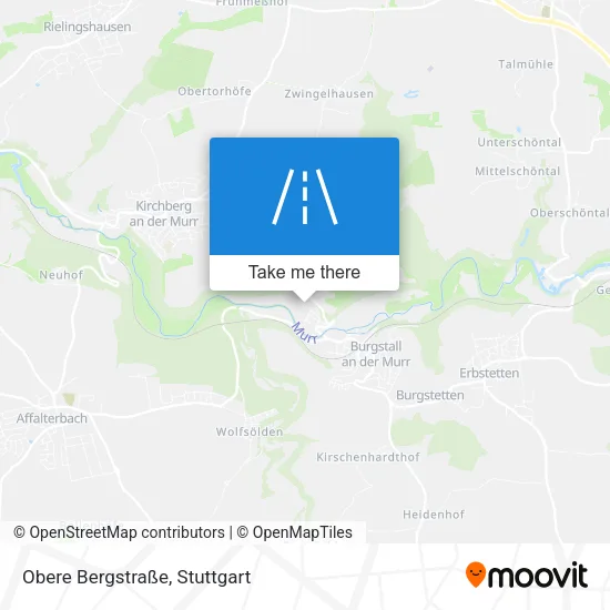 Карта Obere Bergstraße