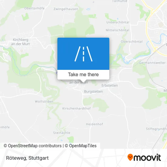 Карта Röteweg