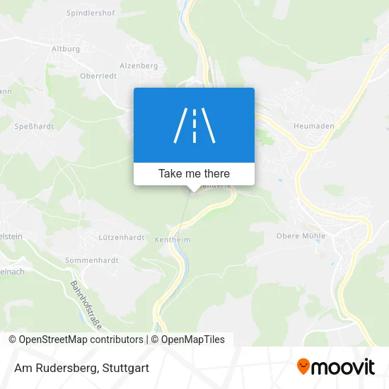 Карта Am Rudersberg