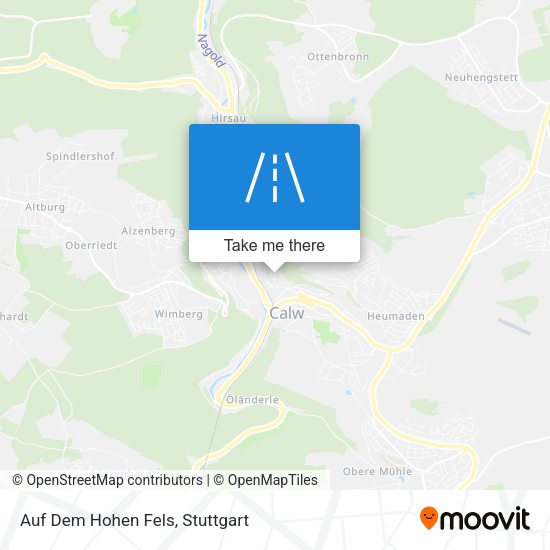 Карта Auf Dem Hohen Fels