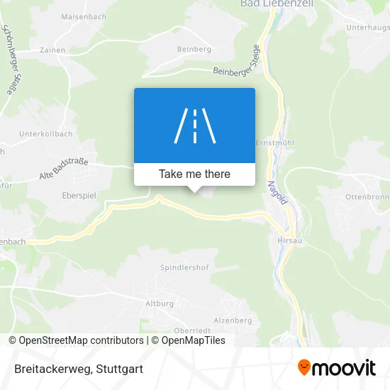 Карта Breitackerweg