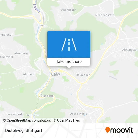Карта Distelweg