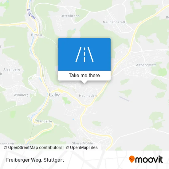 Карта Freiberger Weg