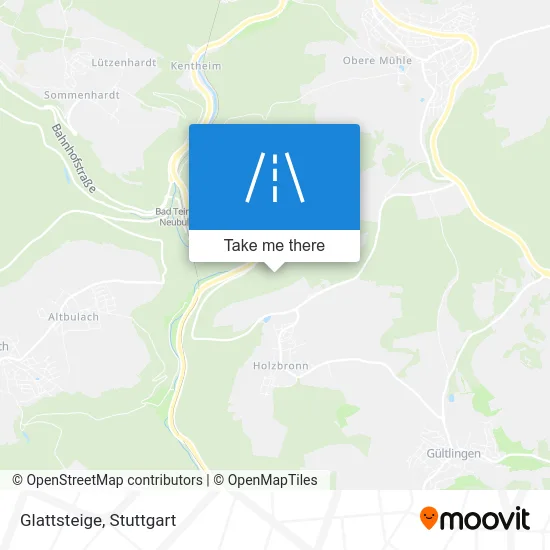 Карта Glattsteige