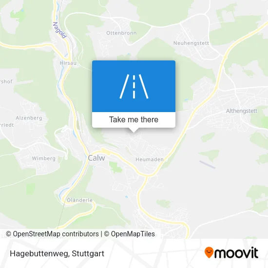 Hagebuttenweg map