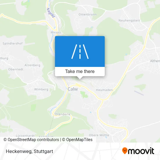 Карта Heckenweg