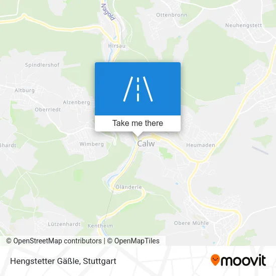 Карта Hengstetter Gäßle