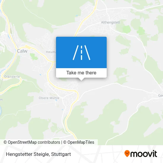 Карта Hengstetter Steigle