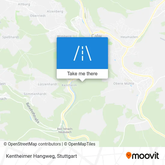 Карта Kentheimer Hangweg