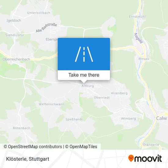 Карта Klösterle