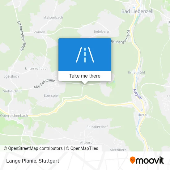 Карта Lange Planie