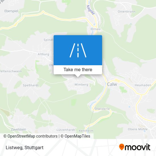 Карта Listweg