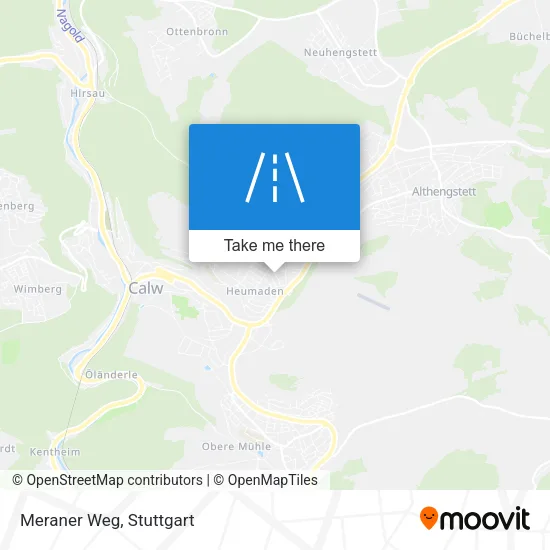 Карта Meraner Weg