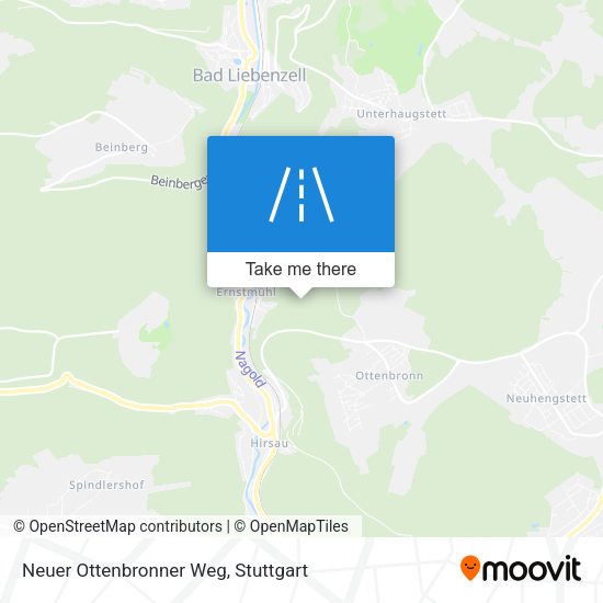 Neuer Ottenbronner Weg map