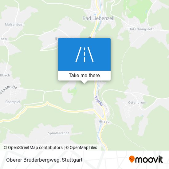 Oberer Bruderbergweg map