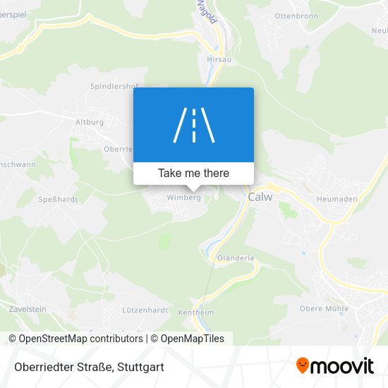 Oberriedter Straße map