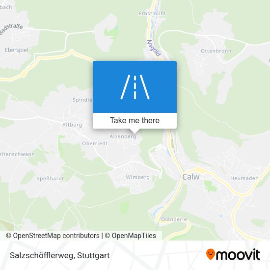 Salzschöfflerweg map