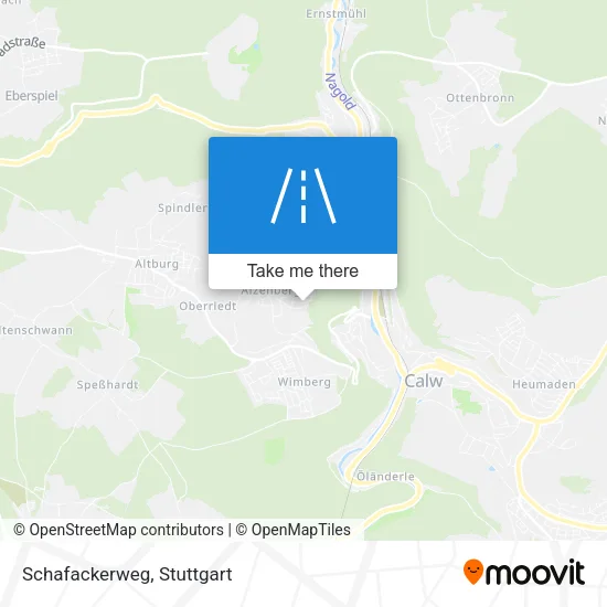 Карта Schafackerweg