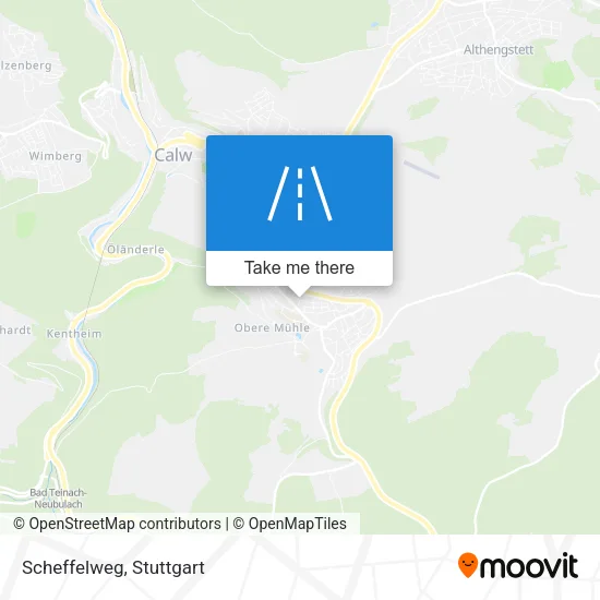 Карта Scheffelweg