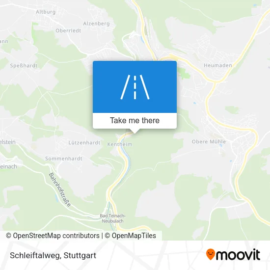 Карта Schleiftalweg
