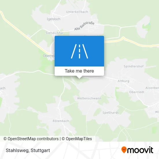Карта Stahlsweg