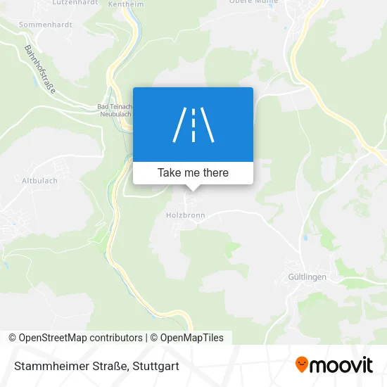 Карта Stammheimer Straße