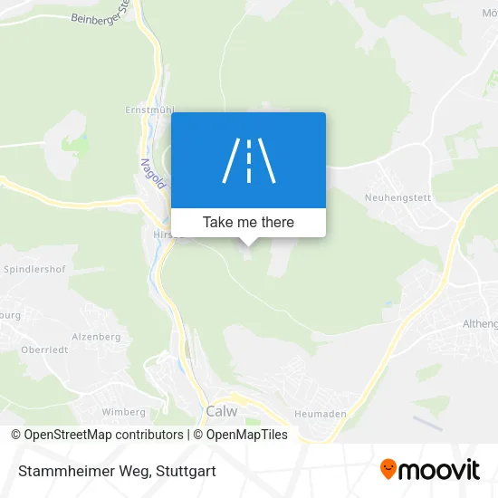 Карта Stammheimer Weg