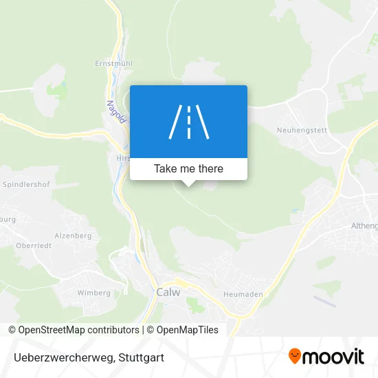 Карта Ueberzwercherweg