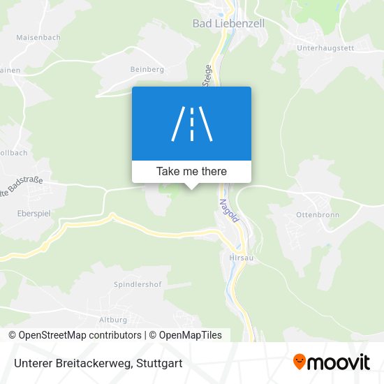 Unterer Breitackerweg map