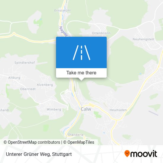 Карта Unterer Grüner Weg