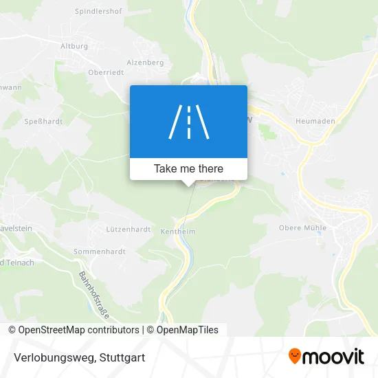 Карта Verlobungsweg