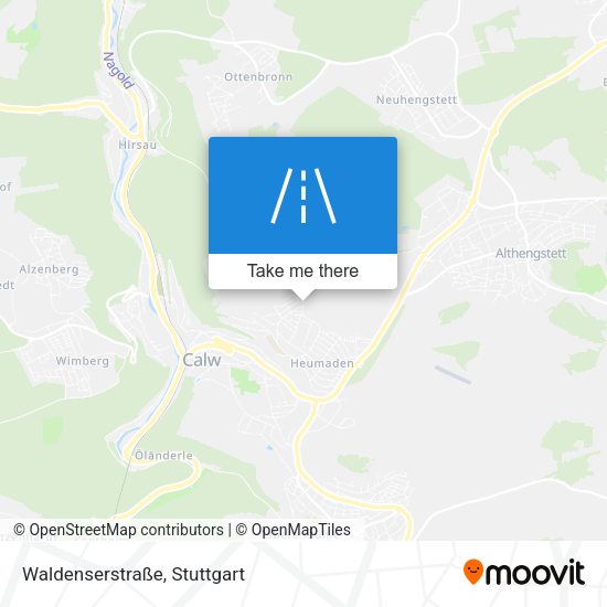 Waldenserstraße map