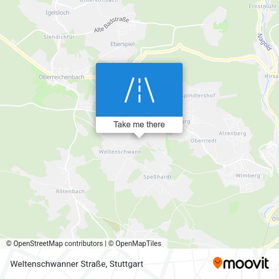 Weltenschwanner Straße map