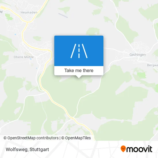 Карта Wolfsweg